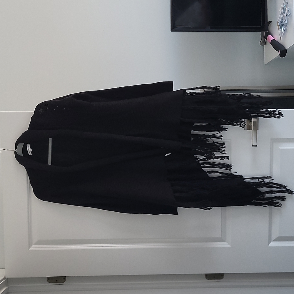 Fringed cardigan